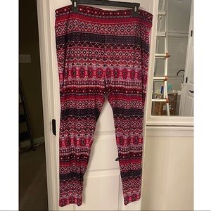 Legacy red, black, and white leggings. NEVER worn.